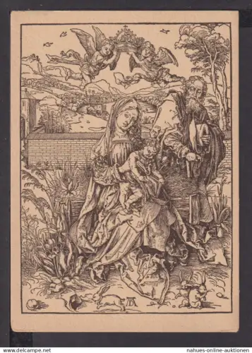 Ansichtskarte Künstler Albrecht Dürer Madonna mit dem Hasen