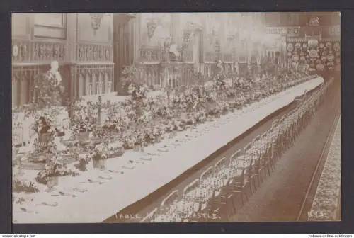 Ansichtskarte Adel Monarchie Windsor Castle Großbritannien Staatsbankett