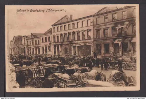 Ansichtskarte Ortelsburg Ostpreussen Ostgebiete Markt Sulzbach Rheinland-Pfalz