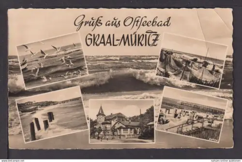 Ansichtskarte Ostseebad Graal Müritz Mecklenburg-Vorpommern 1960 Sachsen