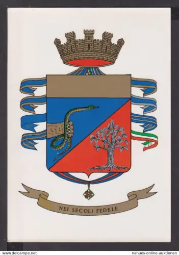 Ansichtskarte Wappen der Carabinieri Italien