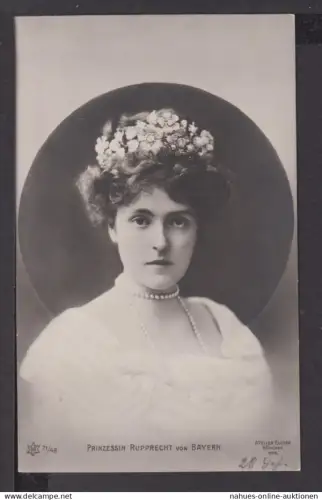 Ansichtskarte Adel Monarchie Prinzessin Rupprecht von Bayern