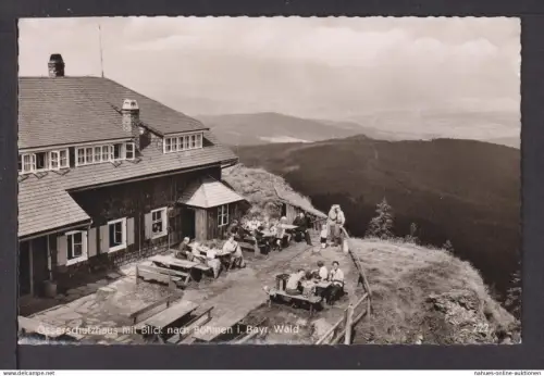 Ansichtskarte Osserschutzhaus Bayrischer Wald Bayern