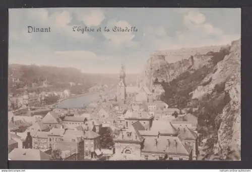Ansichtskarte Dinant Belgien Kirche und Zitadelle