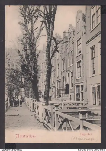 Ansichtskarte Amsterdam Niederlande Bagijnhof