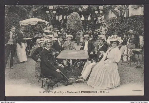 Ansichtskarte Restaurant Fouqueux St Avertin Tours Frankreich