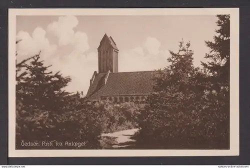 Ansichtskarte Gedser Dänemark Partie fra Anlaeget