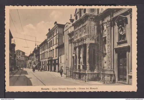 Ansichtskarte Brescia Italien Corso Vittorio Emanuele Chiesa del Miracoli
