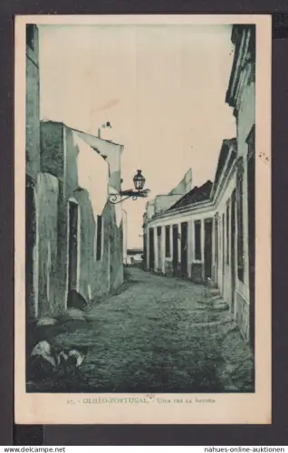 Ansichtskarte Olaho Portugal Una rua na baretta