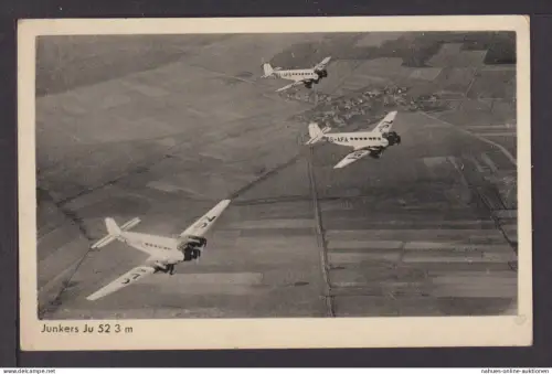 Flugpost Flugzeug Junkers Ju 52 Tante Ju 52 3 m Ansichtskarte