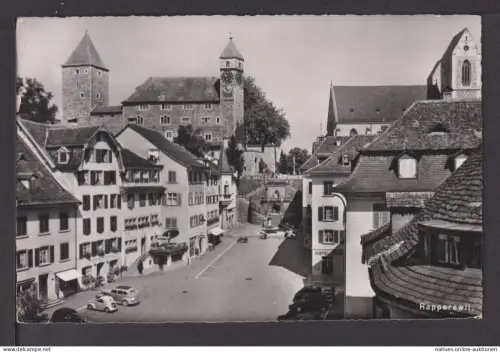 Ansichtskarte Rapperswil Schweiz Auto Automobil Oldtimer
