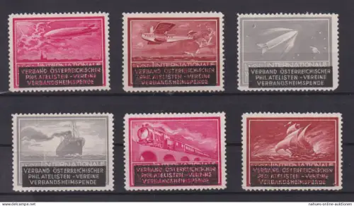 Flugpost Transport & Verkehr Österreich Zeppelin Flugzeug Philatelie selt. Lot