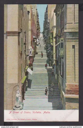 Ansichtskarte Malta A Street of Stairs Valetta