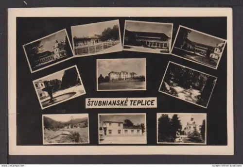 Ansichtskarte Teplice Sudeten Ostgebiete Tschechien Stubnianske Teplice Prag