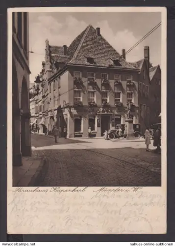 Ansichtskarte Münster NRW 1937 Brauhaus Kiepenkerl Gotha