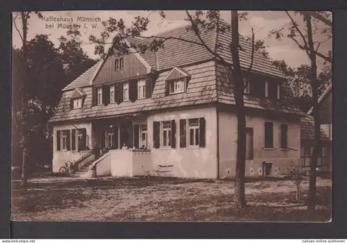 Ansichtskarte Münster NRW 1918 Kaffeehaus Münnich