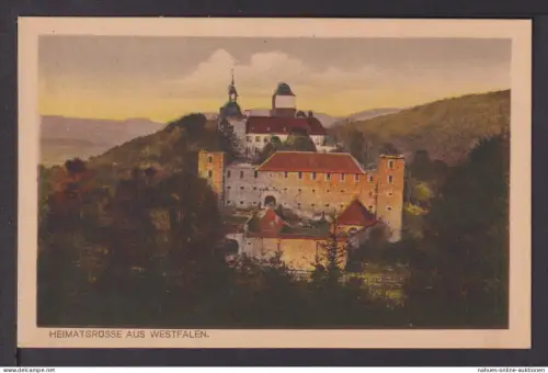 Künstler Ansichtskarte Heimatgrüsse aus Westfalen 29506 Hermann Lorch Dortmund