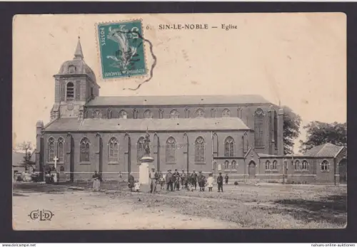 Ansichtskarte Sin-le-Noble Stadt Frankreich Saultain