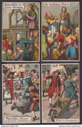 Künstler Ansichtskarten Nürnberg Kriminalität Verbrechen Kriminalhistorische