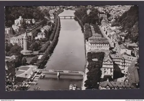 Ansichtskarte Bad Ems Rheinland Pfalz Fluss Lahn Kurviertel ungelaufen