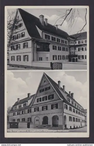 Ansichtskarte Memmingen Schwaben Bayern Bürgerheim ungelauben