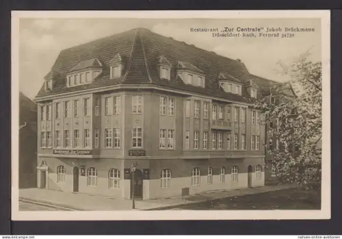 Ansichtskarte Düsseldorf Rath Restaurant Zur Centrale