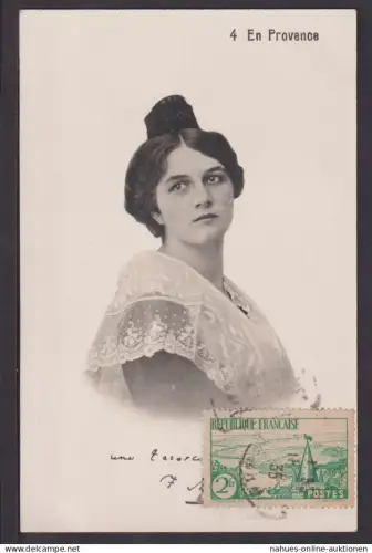Künstler Ansichtskarte Frankreich En Provence Frauen Damen Mode