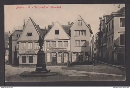 Ansichtskarte Münster NRW Spickerhof mit Kiepenkerl Wreden
