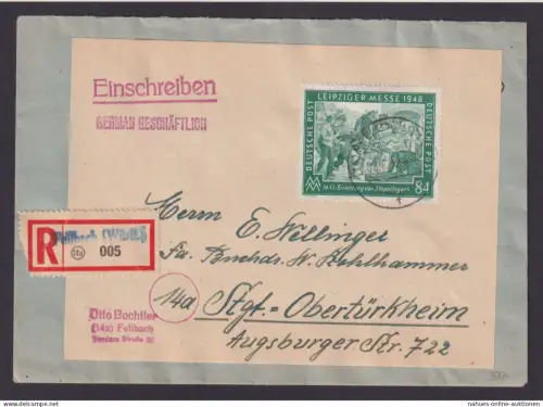 All. Besetzung R Brief Not R-Zettel Fellbach Württemberg Stuttgart Obertürkheim