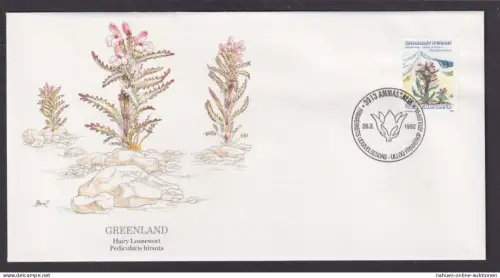 Grönland Dänemark Insel Nordpolarmeer Flora Pflanze Läusekraut schöner Brief