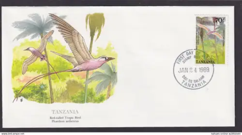 Tansania Ostafrika Fauna Rotschwänzige Tropenvögel Schöner Künstler Brief