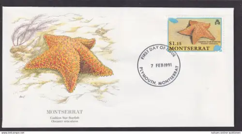 Montserrat Spanien Gebirgskette Fauna Kissenstern Seestern schönerKünstler Brief