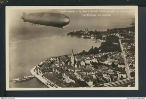 Zeppelin Ansichtskarte Friedrichshafen Bodensee Baden-Württemberg