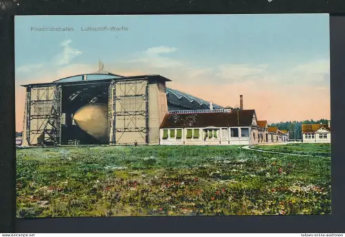 Ansichtskarte Friedrichshafen Baden-Württemberg Zeppelin Luftschiff Werft