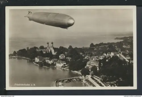 Zeppelin Ansichtskarte Friedrichshafen Bodensee Baden-Württemberg