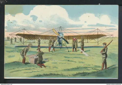 Militaria Ansichtskarte Flugzeug Historisch Krieg Feldpost Großherzogtum Oldenburg