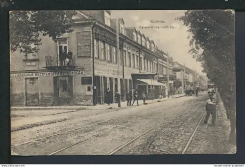 Kaunas Kowno Litauen Baltikum Kaiser Wilhelm Straße Feldpost Coburg Bayern