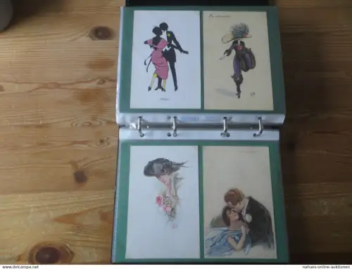Ansichtskarten gute Sammlung Motiv Frauen guter Nachlass ca. 141 Ak oft Jugendstil