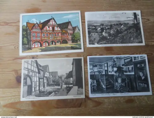 Schwalenberg Kreis Lippe NRW Nachlass von alten Ansichtskarten Sammlung 10 Stck
