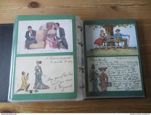 Ansichtskarten gute Sammlung Motiv Frauen bzw. Mann + Frau 152 Ak oft Jugendstil