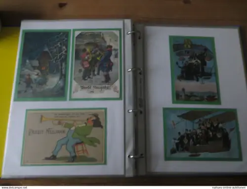 Neujahr sehr schöne Ansichtskarten Sammlung v ca. 119 Stck dabei tolle Künstler