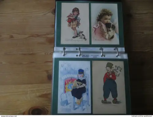 Ansichtskarten gute Sammlung Motiv Kinder guter Nachlass ca 120 Ak oft Jugendstil