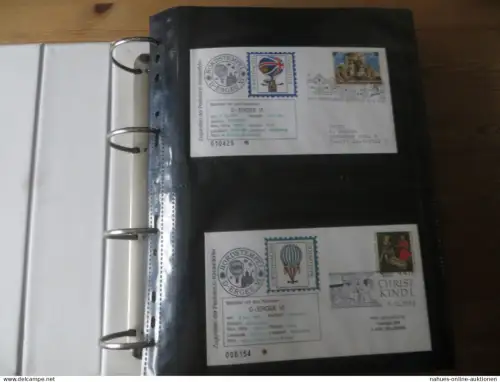 Ballonpost + Flugpost Alle Welt oft Deutschland inter. Sammlung ab 60er Jahre 230 St