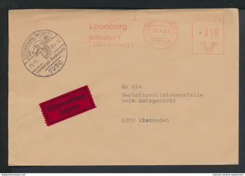 Hunde Bund Express Brief Leonberg Baden-Württemberg Wiesbaden Hessen AFS