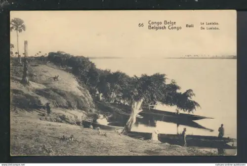 Belgien Belgisch Kongo Ganzsache Buli Lualaba Brüssel Belgien
