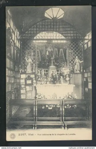 Ansichtskarte Vise Belgien Kapelle Lorette Feldpost Bad Salzuflen NRW