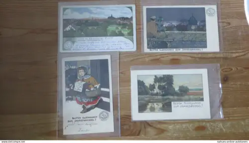 Reklame Ansichtskarten Sammlung schönes + seltenes Lot 16 Stck Hoffmann Stärke