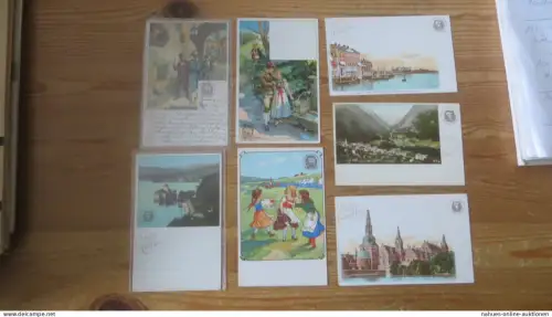 Top Litho Reklame Ansichtskarten klasse + selt Sammlung von 26 guten AK Hoffmann