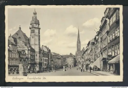 Ansichtskarte Ziebingen Cybinka Ostgebiete Polen Frankfurter Straße