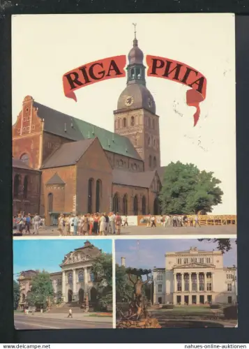 Ansichtskarte Riga Lettland Stuttgart Baden-Württemberg